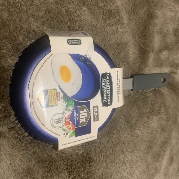 Granitestone Fry Pan Mineral Diamond Nonstick Coating long-lasting Skillet, 10" - Picture 6 of 6